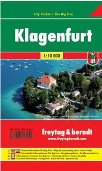 freytag & berndt Innenstadtplan Klagenfurt 1:10.000
