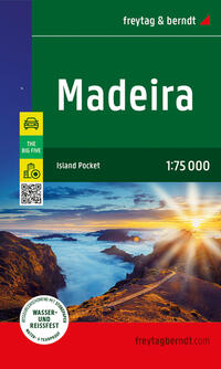 Madeira, Straßen- und Freizeitkarte 1:75.000, freytag & berndt