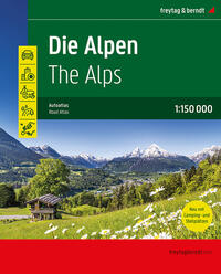 freytag & berndt Autoatlas Die Alpen 1:150.000
