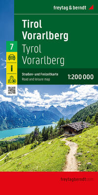 freytag & berndt Straßenkarte Tirol - Vorarlberg 1:200.000