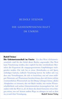 Die Geheimwissenschaft im Umriss