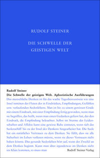 Die Schwelle der geistigen Welt