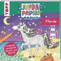 Zauberpapier Malbuch Pferde