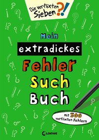 Mein extradickes Fehler-Such-Buch (grün)