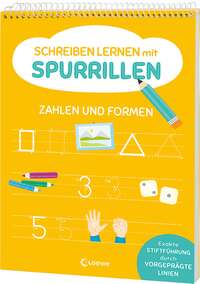 Schreiben lernen mit Spurrillen - Zahlen und Formen