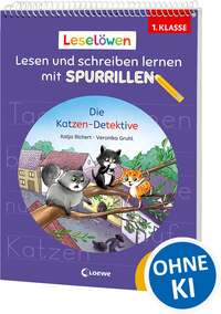 Leselöwen - Lesen und schreiben lernen mit Spurrillen - Die Katzen-Detektive
