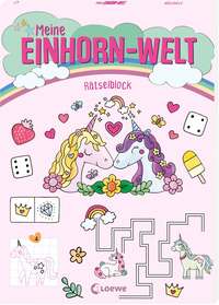 Meine Einhorn-Welt - Rätselblock