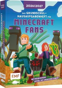 Das Grundschul-Hausaufgabenheft für Minecraft-Fans 2026/2027