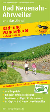Publicpress Rad- und Wanderkarte Bad Neuenahr-Ahrweiler und das Ahrtal 1:25.000