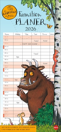 Der Grüffelo Familienplaner 2026