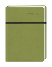 Diario Wochen-Kalenderbuch A6, grün 2027