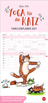 Puth Yoga für die Katz Familienplaner 2027