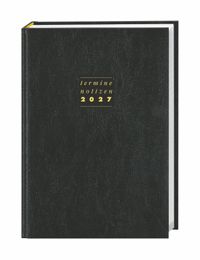 Terminer A6, Leder schwarz 2027
