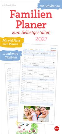 Familienplaner zum Selbstgestalten 2027