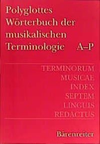 Terminorum Musicae Index Septem Linguam Redactus