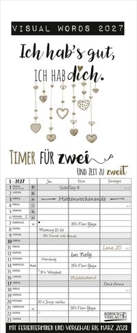Visual Words Timer für 2 2027