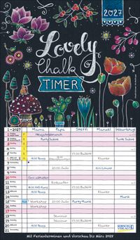 Lovely Chalk Timer 2027