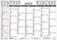 Tafelkalender A5 2027