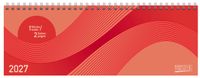 Tischkalender quer Professional Colourlux 2027 rot