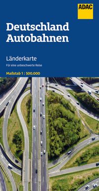 ADAC Länderkarte Deutschland Autobahnen 1:500.000