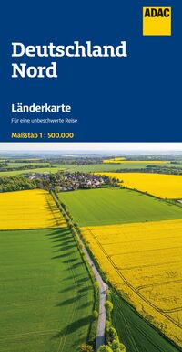ADAC Länderkarte Deutschland Nord 1:500.000