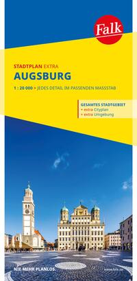 Falk Stadtplan Extra Augsburg 1:20.000