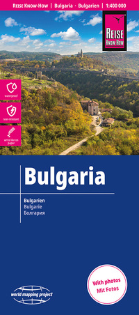 Reise Know-How Landkarte Bulgarien | Bulgaria (1:400.000)