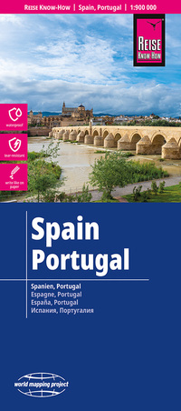 Reise Know-How Landkarte Spanien, Portugal | Spain, Portugal (1:900.000)