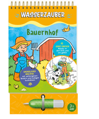 Bauernhof Wasserzauber Malbuch I Wassermalbuch für Kinder ab 3 Jahre