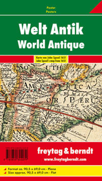 freytag & berndt Welt Antik, Karte von John Speed 1651, Poster 1:35 Mio.