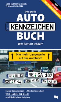 5er Pack: Das neue große Autokennzeichenbuch