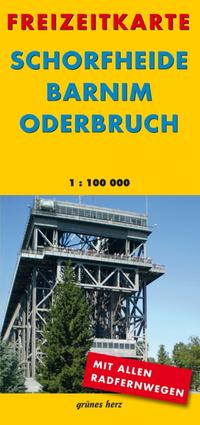 Freizeitkarte Schorfheide, Barnim, Oderbruch