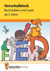 Vorschulblock ab 5 Jahre für Junge und Mädchen - Buchstaben und Laute
