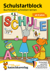 Schulstart-Block ab 6 Jahre – Buchstaben schreiben lernen