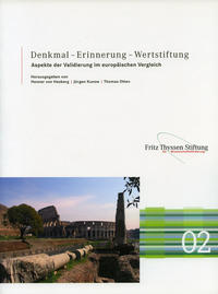 Denkmal - Erinnerung - Wertstiftung