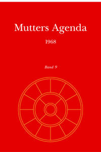 Agenda der Supramentalen Aktion auf der Erde / Mutters Agenda 1968