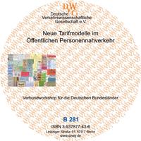 Neue Tarifmodelle im Öffentlichen Personennahverkehr