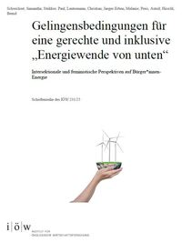 Gelingensbedingungen für eine gerechte und inklusive „Energiewende von unten“