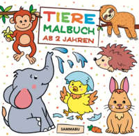 Tiere Malbuch ab 2 Jahren