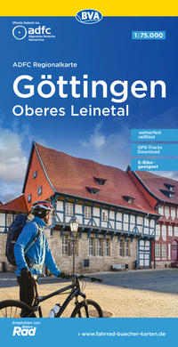 BVA ADFC Regionalkarte Göttingen Oberes Leinetal 1:75.000