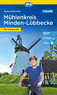BVA Radwanderkarte Mühlenkreis Minden-Lübbecke 1:50.000