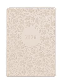 Terminplaner Lederlook 2026 Beige
