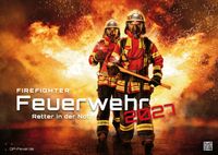 FIREFIGHTER - Retter in der Not - Feuerwehr - 2027 - Kalender DIN A2