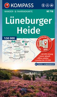 KOMPASS Wanderkarte 718 Lüneburger Heide 1:50.000
