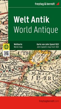 freytag & berndt Welt Antik, Karte von John Speed 1651, Faltkarte