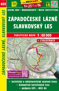 Západočeské lázně, Slavkovský les / Westböhmische Bäder, Kaiserwald (Wander - Radkarte 1:40.000)