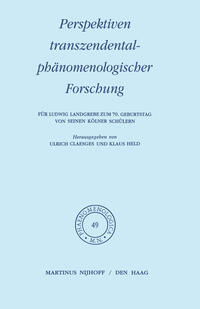 Perspektiven transzendentalphänomenologischer Forschung