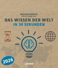 Kalender 2026. Das Wissen der Welt in 30 Sekunden